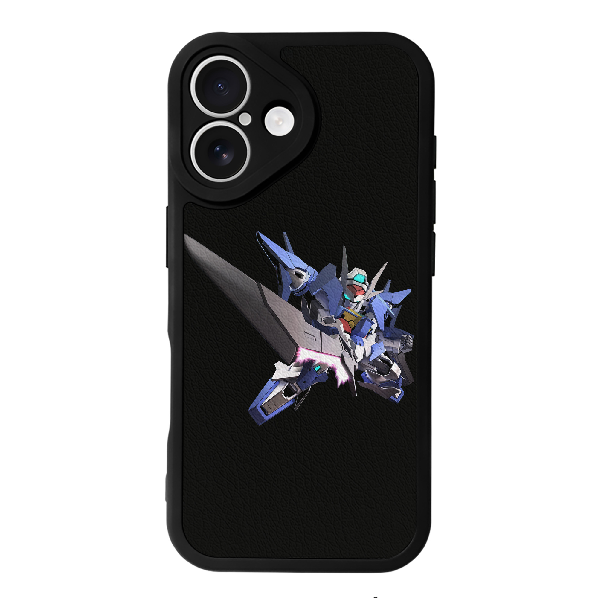 （画像用） 機動戦士ガンダム Mobile Suit Gundam 【iPhone 16シリーズ対応】シリコンスマホケース（レザー調） 材質：シリコン
